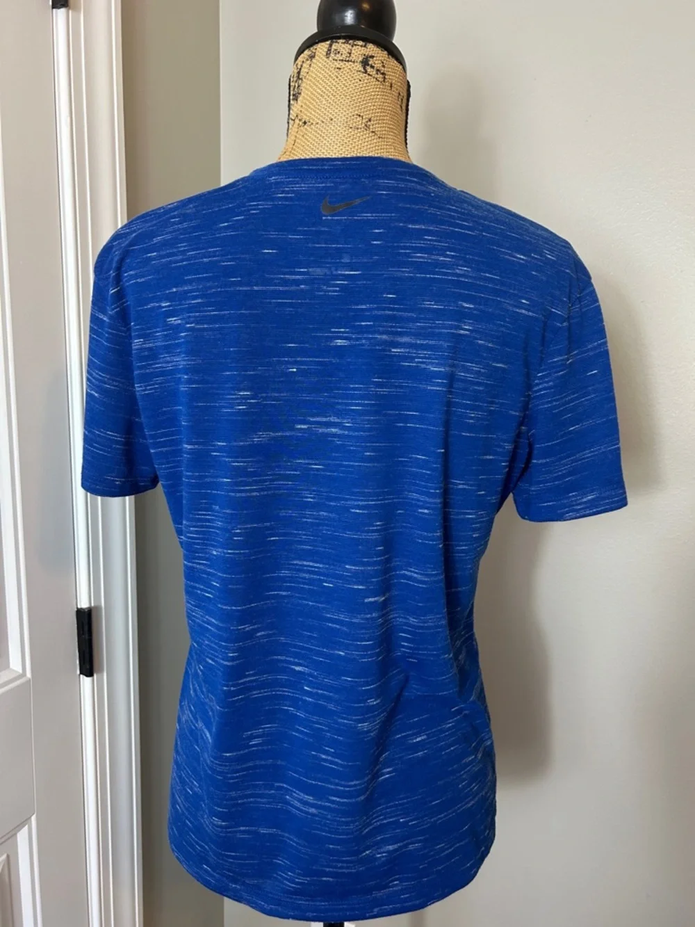 Nike Dri- Fit blue and white top
